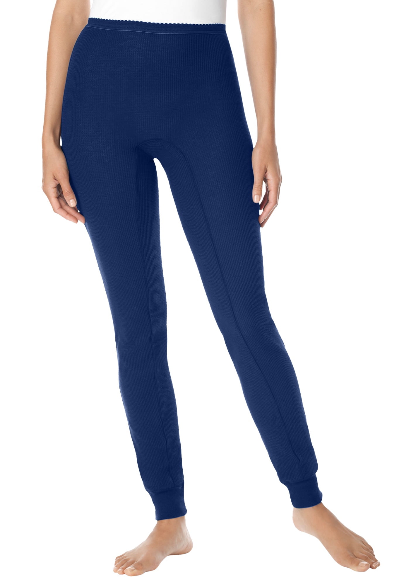 Comfort Choice Women's Plus Size Thermal Pant Long Underwear Bottoms
