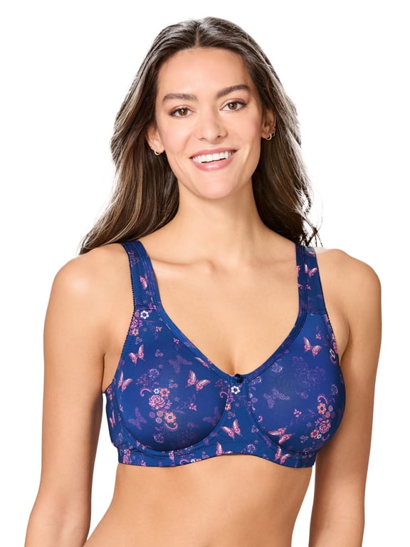Women's Plus Size Underwire Microfiber T-Shirt Bra