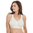thumbnail image 1 of Comfort Choice Women's Plus Size Wireless Front-Close Lounge Bra, 1 of 6