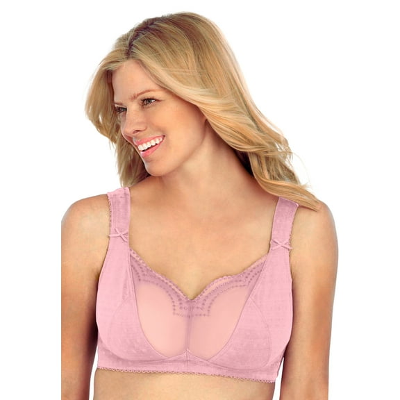 Comfort Choice Women's Plus Size  Wireless Gel Strap Bra