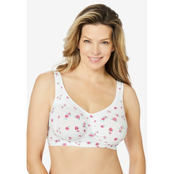 Comfort Choice Women's Plus Size Wireless Leisure Bra