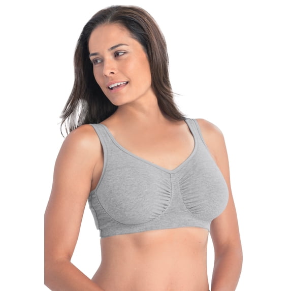 Comfort Choice Women's Plus Size Wireless Leisure Bra