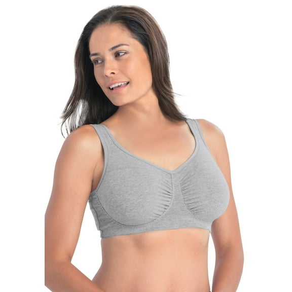 Comfort Choice Women's Plus Size Wireless Leisure Bra