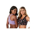 thumbnail image 1 of Comfort Choice Women's Plus Size Wireless Sport Bra 2-Pack, 1 of 3