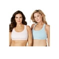 thumbnail image 1 of Comfort Choice Women's Plus Size Wireless Sport Bra 2-Pack, 1 of 5