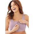 thumbnail image 1 of Comfort Choice Women's Plus Size Wireless Zip Front Bra, 1 of 6