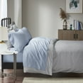 thumbnail image 1 of Comfort Classics 1500 Thread Count Cotton Rich 4 Piece Blue Sheet Set, Queen, 1 of 6