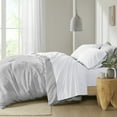 thumbnail image 1 of Comfort Classics 200 Thread Count Relaxed Cotton Percale Sheet Set, White, Full, 1 of 9