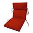thumbnail image 1 of Comfort Classics 22W x 44L x 5H Hinge at 24" Sunbrella Outdoor CHANNELED Chair Cushion in Jocky RED Inc., 1 of 1