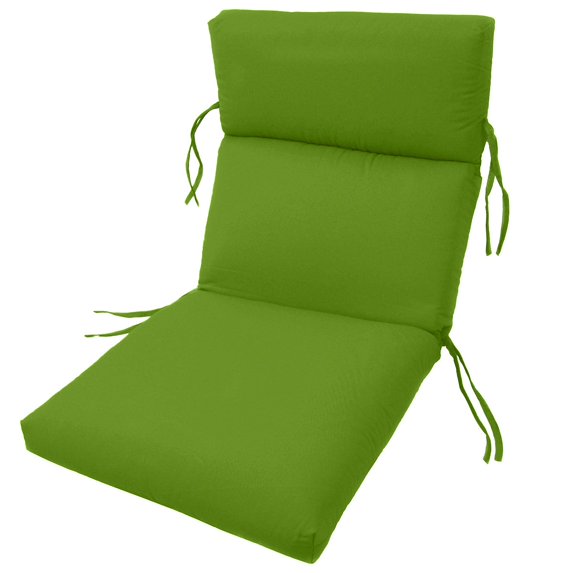 22W x 44L x 5H Hinge at 24" Sunbrella Outdoor CHANNELED CHAIR CUSHION in Macaw by Comfort Classics Inc.
