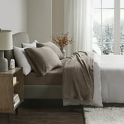Comfort Classics 3-Piece Brown Soloft Micro Plush Sheet Set, Twin