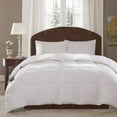 thumbnail image 1 of Comfort Classics 300 TC Cotton Stain Resistant Down Comforter, White, Lev 3, Full/Queen, 1 of 3