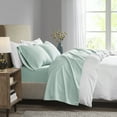 thumbnail image 1 of Comfort Classics 3M Microcell All Season Moisture Wicking Sheet Set, Green, Full, 1 of 8