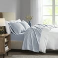 thumbnail image 1 of Comfort Classics 3M Microcell All Season Moisture Wicking Sheet Set, Blue, Twin, 1 of 6