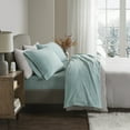 thumbnail image 1 of Comfort Classics 4-Piece Aqua Soloft Micro Plush Sheet Set, Full, 1 of 6