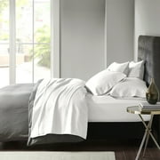 Comfort Classics 6-Piece 800 Thread Count White Cotton Blend Sateen Sheet Set, Queen