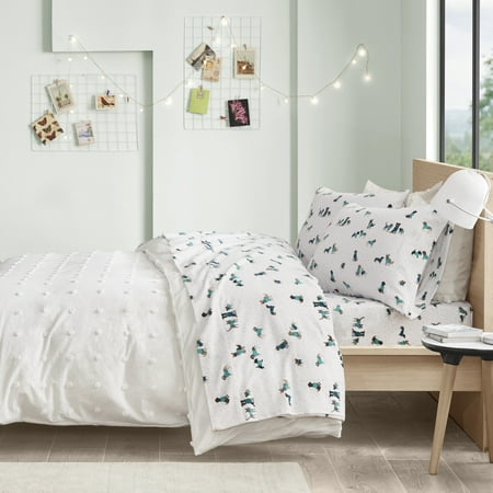 Comfort Classics Cozy Soft Cotton Novelty Print Flannel Sheet Set