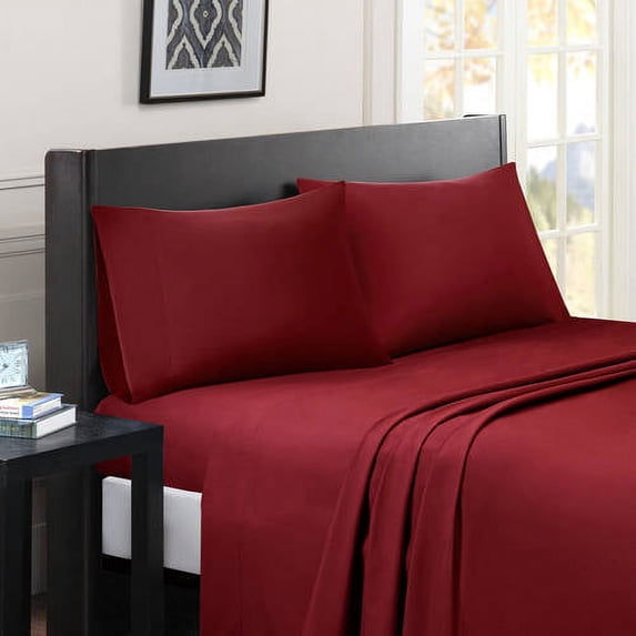 Comfort Classics Micro Splendor Solid Colored Sheet Set