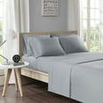 thumbnail image 1 of Comfort Classics Microfiber 6 Piece Gray Sheet Set with Side Storage Pockets, Queen, 1 of 9