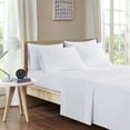 thumbnail image 1 of Comfort Classics Microfiber Sheet Set with Side Storage Pockets, Full, White, 1 of 8