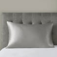thumbnail image 1 of Comfort Classics Silk 100% Mulberry Single Pillowcase, Queen, Grey, 1 of 13