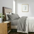 thumbnail image 1 of Comfort Classics Smart Cool Microfiber Sheet Set, Full, Grey, 1 of 4