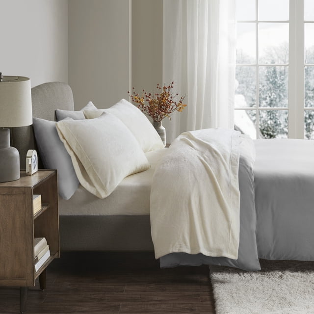 Comfort Classics Soloft Plush Solid Micro Raschel Bedding Sheet Set ...