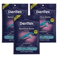thumbnail image 1 of Comfort Clean Sensitive Gums Floss Picks Soft & Silky Ribbon 150 Count 3 Pack, 1 of 4