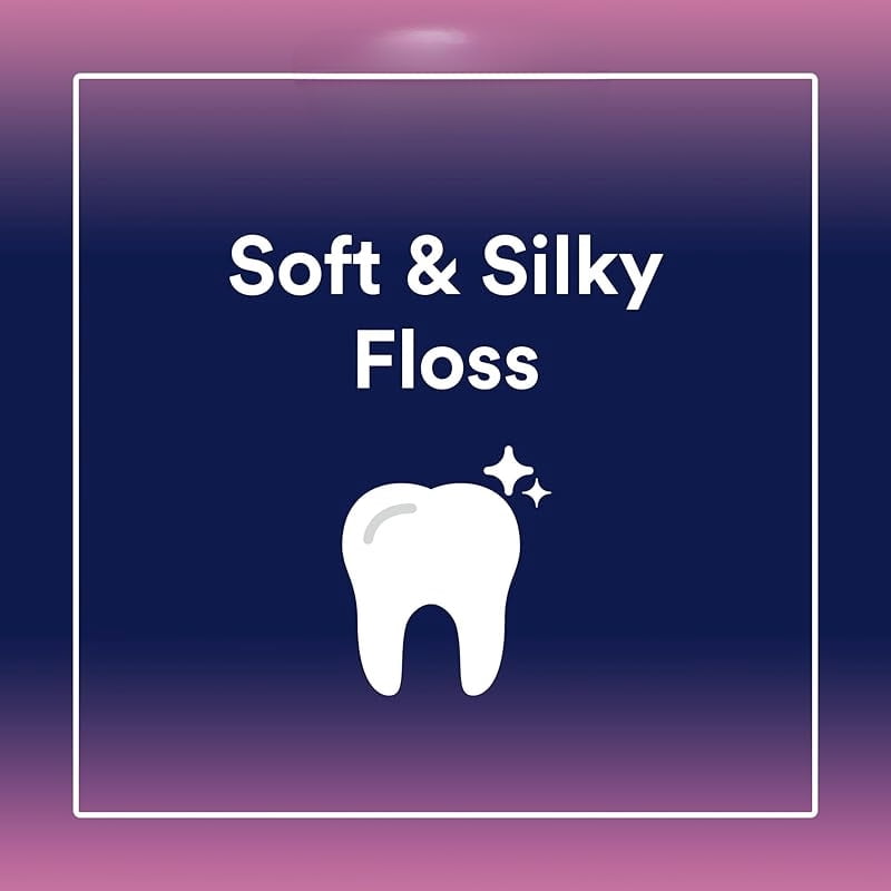 Comfort Clean Sensitive Gums Floss Picks, Soft & Silky Ribbon, 150 Count, 3 Pack