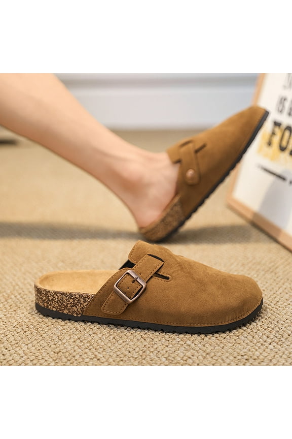 Clogs Slippers Sandals Nurse Work Shoes Unisex for Men Women with Cushioned Cork-Footbed