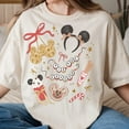 thumbnail image 1 of Comfort Color Disney Christmas Mickey Ear Shirt, Disney Christmas Tee, Holiday Trip Disney Xmass T-Shirt, 1 of 5