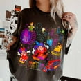 thumbnail image 1 of Comfort Color Disney Paint the Night Electrical Parade Tshirt, Disneyland 70th Anniversary Celebration 1955-2025, Disney Girl Trip Family, 1 of 5