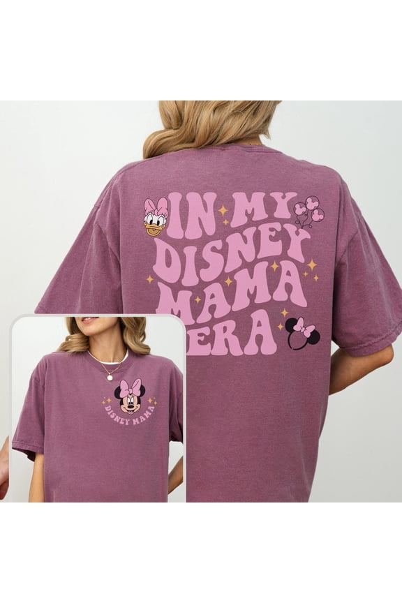 Comfort Color In My Disney Mom Era Minnie shirt, Mothers Day Gift Shirt, Unisex Printed 2 Sides Tee