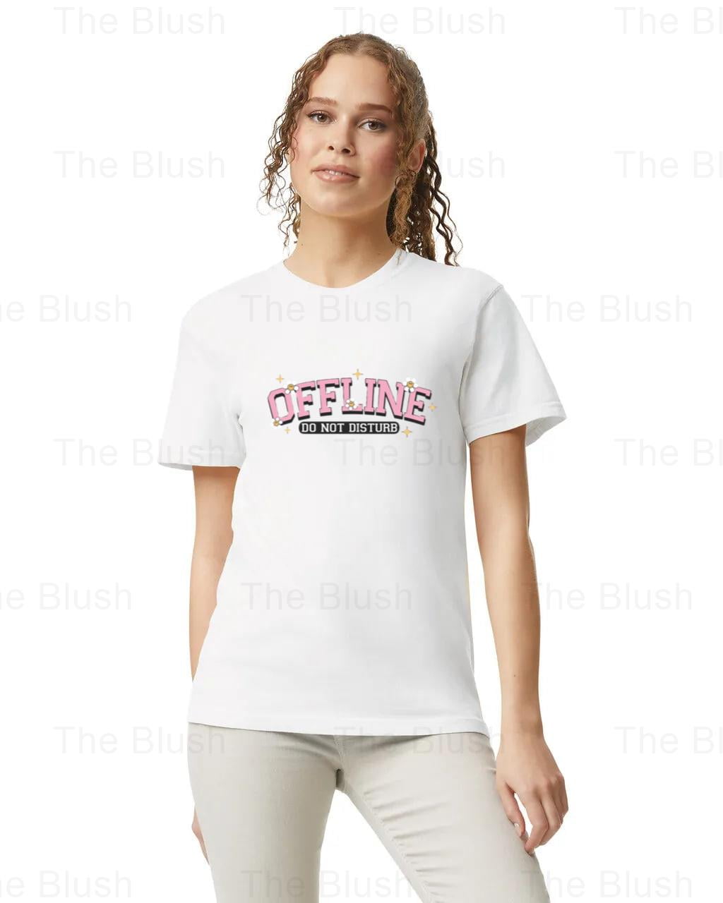 Comfort Color Offline T-shirt Funny Digital Detox Do Not Disturb Style ...