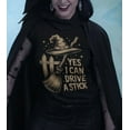 thumbnail image 1 of Comfort Colors 1717 Yes I Can Drive A Stick Witch Design Halloween T-Shirt 100% Cotton - Gift for Halloween, 1 of 4