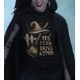 thumbnail image 1 of Comfort Colors 1717 Yes I Can Drive A Stick Witch Design Halloween T-Shirt 100% Cotton - Gift for Halloween, 1 of 4