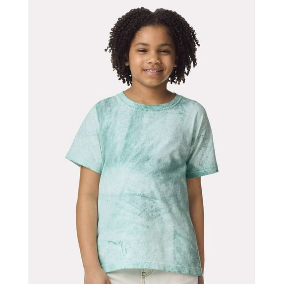 Comfort Colors 1745Y Colorblast™ Youth Heavyweight T-Shirt-Seaglass-M