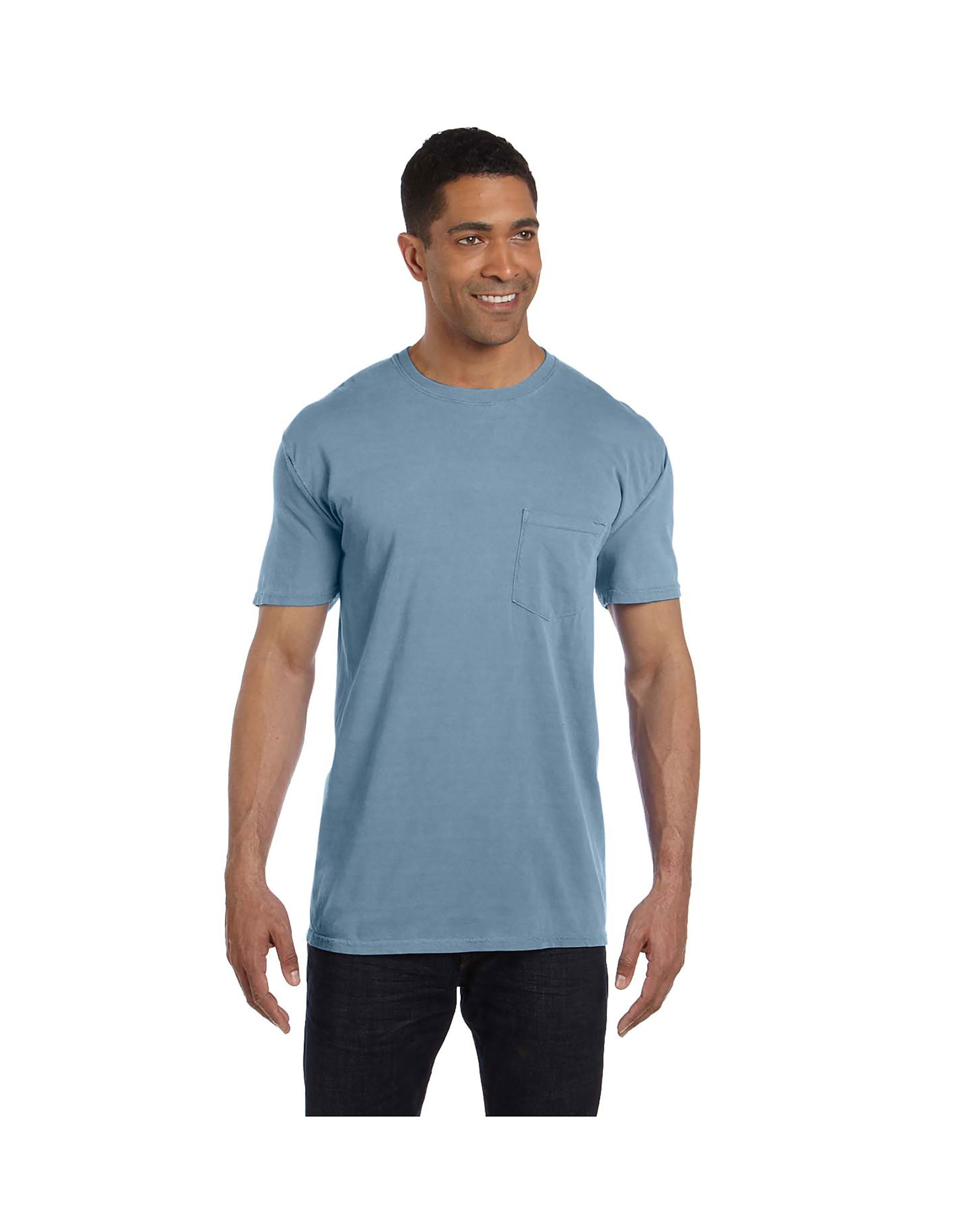 6030CC BC 6030 6.1 OZ POCKET TEE BANANA S