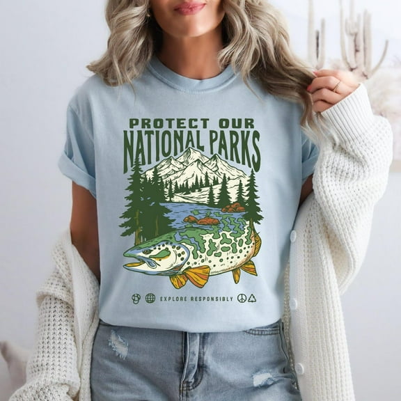Comfort Colors 90S National Parks Sweatshirt, Granola Girl Pullover, Respect The Local Wildlife Shirt, Hiking Camping Wanderlust Clothes All Size S-3Xl