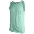 thumbnail image 1 of Comfort Colors 9330 Men's Pocket Tank Top Island Reef S, 1 of 6