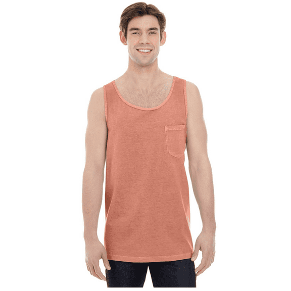 Comfort Colors 9330 Men's Pocket Tank Top Terracota S