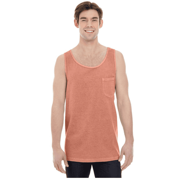Comfort Colors 9330 Men's Pocket Tank Top Terracota S