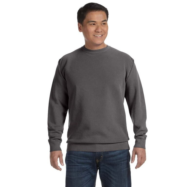Comfort Colors Adult Fleece Crew 1566 Pepper X Large