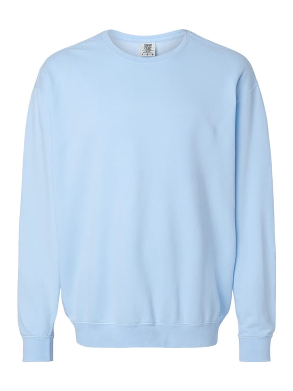 Garment-Dyed Lightweight Fleece Crewneck Sweatshirt