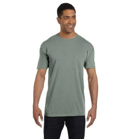 Comfort Colors Adult Heavyweight Pocket T-Shirt - BAY - M
