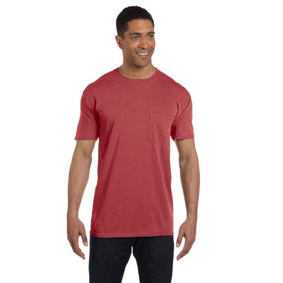 Comfort Colors Adult Heavyweight Pocket T-Shirt - CRIMSON - 2XL