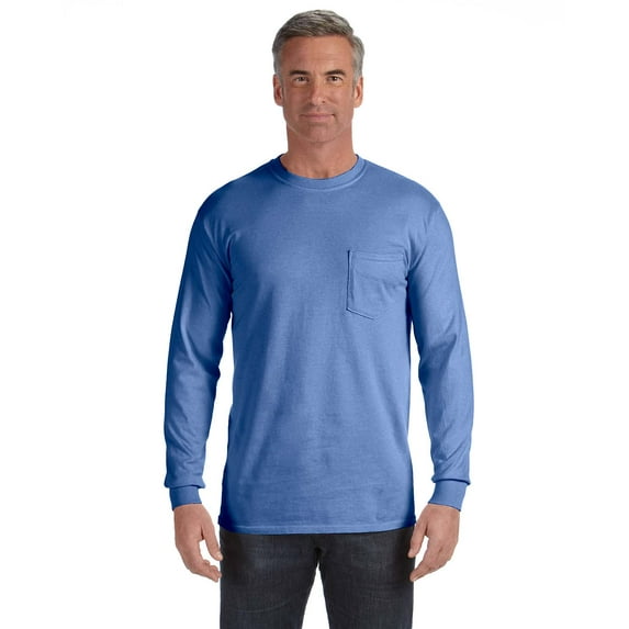 Comfort Colors Adult Heavyweight RS&nbsp;Long-Sleeve Pocket T-Shirt - C4410