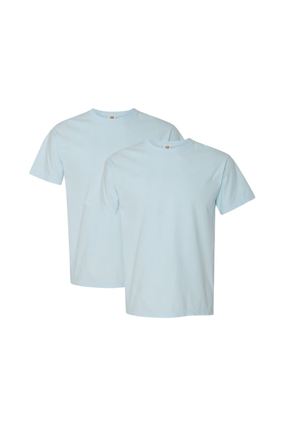 Adult Heavyweight T-Shirt, 2-Pack, Chambray, L
