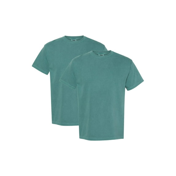Comfort Colors Adult Heavyweight T-Shirt, 2-Pack, Emerald, L