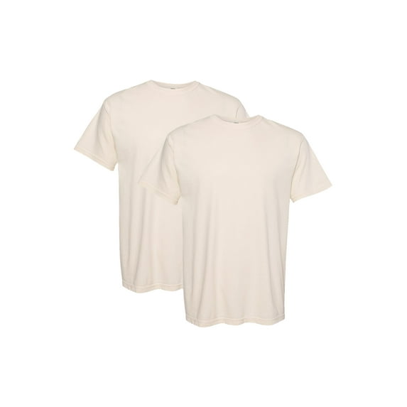 Comfort Colors Adult Heavyweight T-Shirt, 2-Pack, Ivory, XL